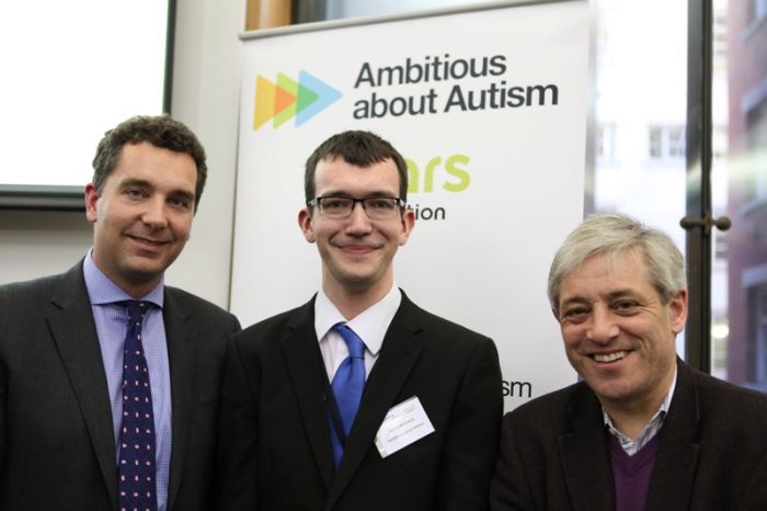 Children and Families Minister Edward Timpson MP, Youth Patron David Nicholson, and Parent Patron Speaker John Bercow MP